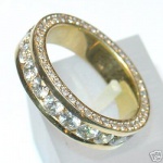 * TOP Memoryring 61 BRILLANTEN 2,83 CT 585er Gold