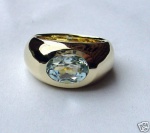 * Eleganter AQUAMARIN Ring 3,02 ct 585 Gold