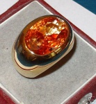 * Top Ring CITRIN 11,8 ct 23g 585er Gold
