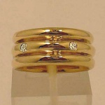 Designer Bandring 7 BRILLANTEN 0,21ct