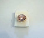 * Exklusiver MORGANIT Ring 4,2 ct 25g 585er Gelbgold