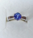 * Erlesener TANSANIT Ring 1,1 ct *Makellos, wunderbares Blau-Violett* 