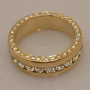 * TOP Memoryring 61 BRILLANTEN 2,83 CT 585er Gold