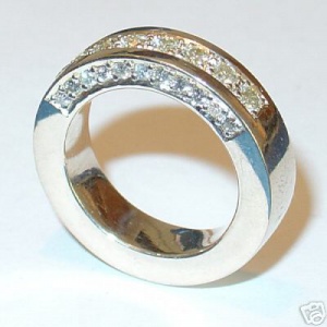 * Designerring 19 BRILLANTEN 0,86 ct 585er Gold