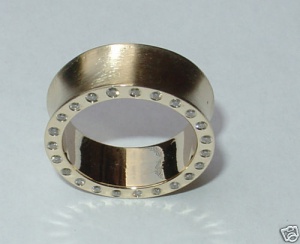 * TOP Designer Bandring BRILLANTEN 0,36 ct