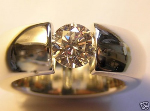 Top Designer 0,53 ct BRILLANT Ring 585 Gold