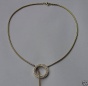 * Elegantes Y-COLLIER Brillanten 0,95 CT 585er Gold 