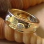 * 7 BRILLANTEN 0,52 ct. Bandring 585er Gold