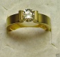 * TOPDESIGN Spannring 585 Gold BRILLANT 0,53 ct